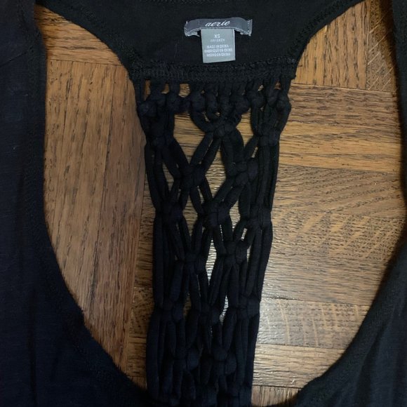 **2 for $20**🛍️ Aerie Black Sport/SleepTank Top XS - Picture 5 of 7